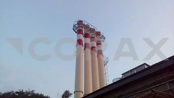 Дымовые трубы Коракс колонного типа